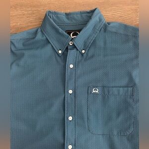 Cinch Men's Blue Button-Down Shirt